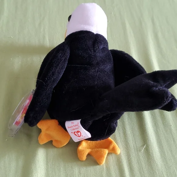 Vintage baldy bald eagle ty beanie baby - Picture 3 of 5